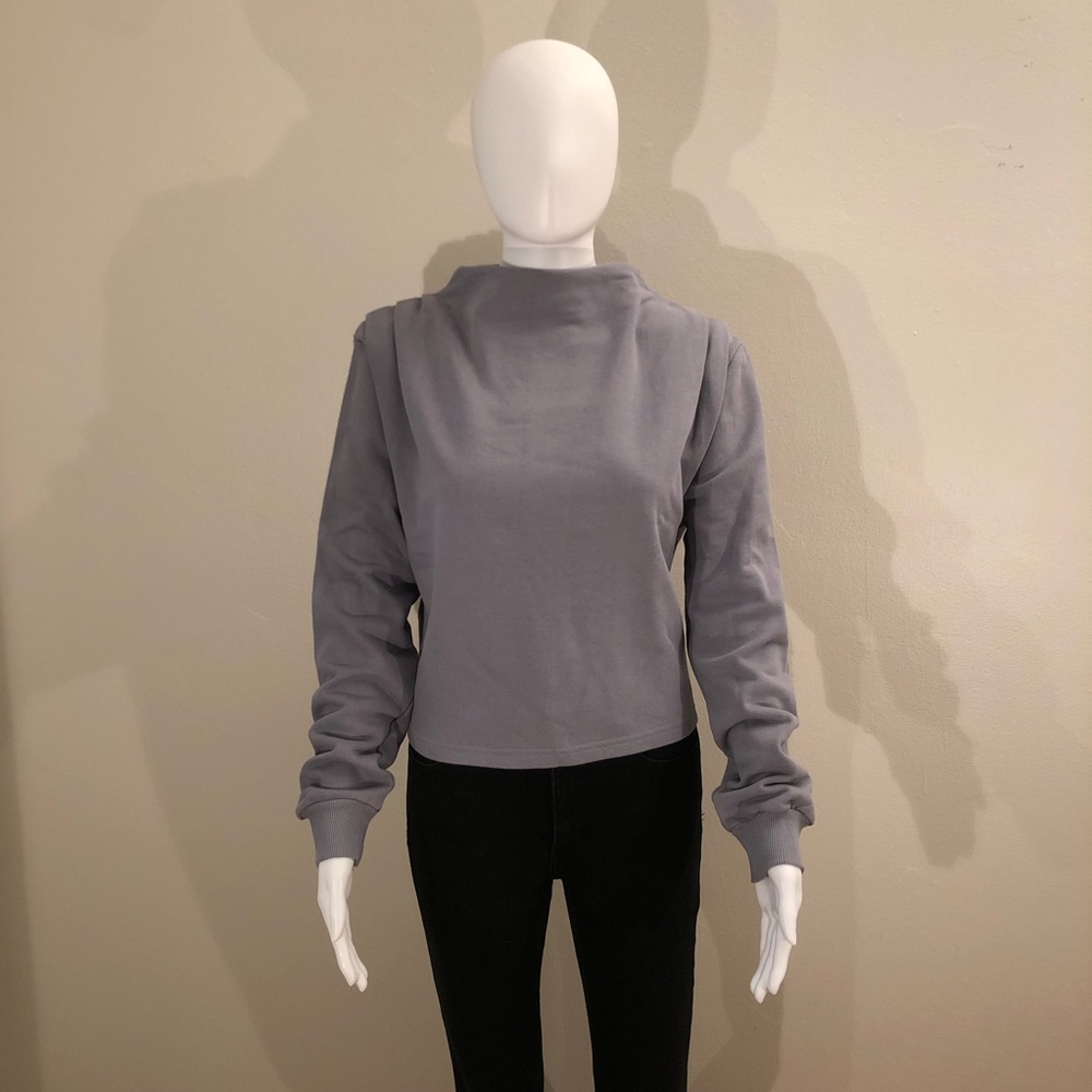 Zara Mock Neck Sweatshirt